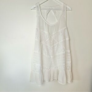 White Lace Mini Dress or Tunic
